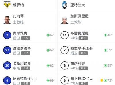 乐竟体育-维罗纳主场逼平亚特兰大，抢分成功